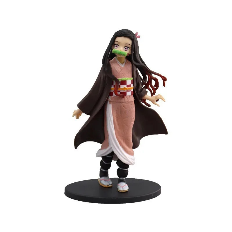 Demônio Slayer Figura Modelo para Crianças, Kamado Nezuko, Tanjirou, Agatsuma, Zenitsu, Periféricos Anime, Ornamentos, Presentes Toy