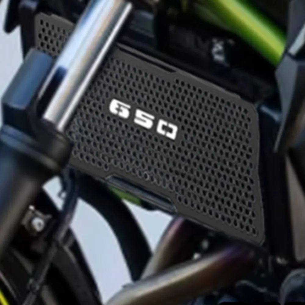 

Ninja 650 Z 650RS 2017-2026 2025 2024 For KAWASAKI Z650/Z650RS/Ninja650 Radiator Guard Grille Oil Cooler Cover Black Aluminum