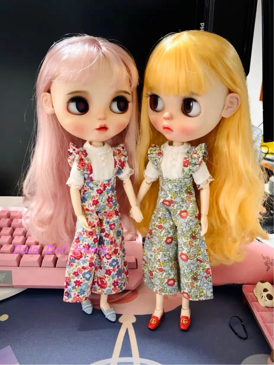 Dula Doll Clothes Dress Multi-color jumpsuits skirt set Blythe Qbaby ob24 ob22 Azone Licca ICY JerryB 1/6 Bjd Doll Accessories