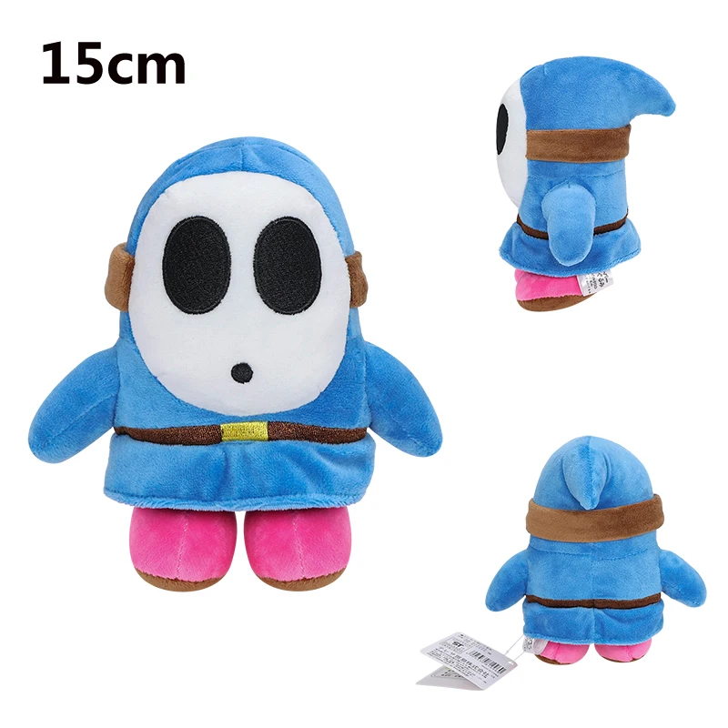 8 Styles Cartoon Mario Plush Toys Shy Guy Soft Stuffed Doll Animal Plushie Kids Birthday Xmas Gifts