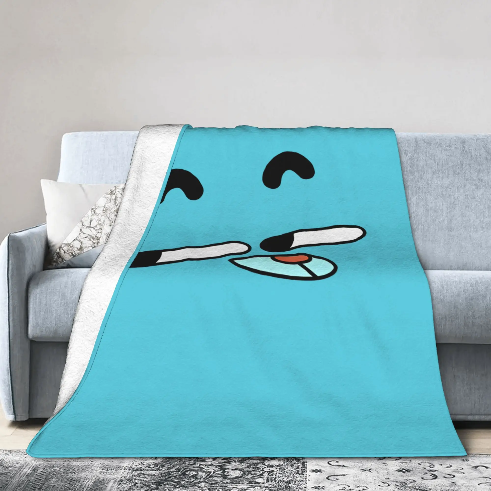 Gumballs Gum Ball Watterson Amazing Cartoon Blanket Fleece Super Warm Throw Blanket for Bedding Couch Bed Rug
