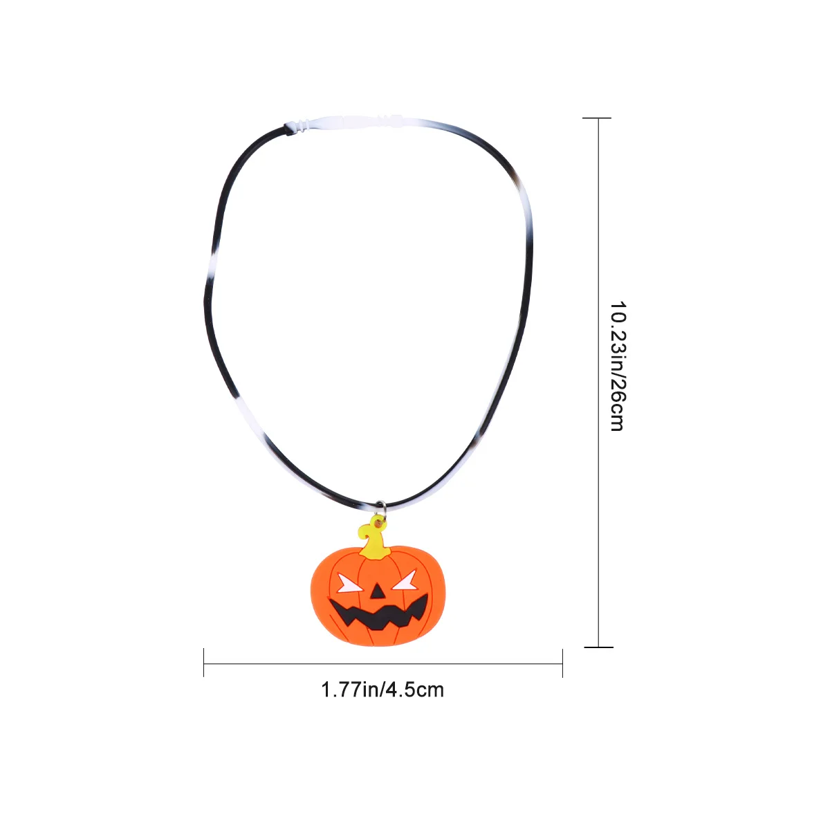 5 pcs Halloween Pumpkin Necklace Orange Silicone Cartoon Design Jewelry For Women Party Supplies Bright Color Decor