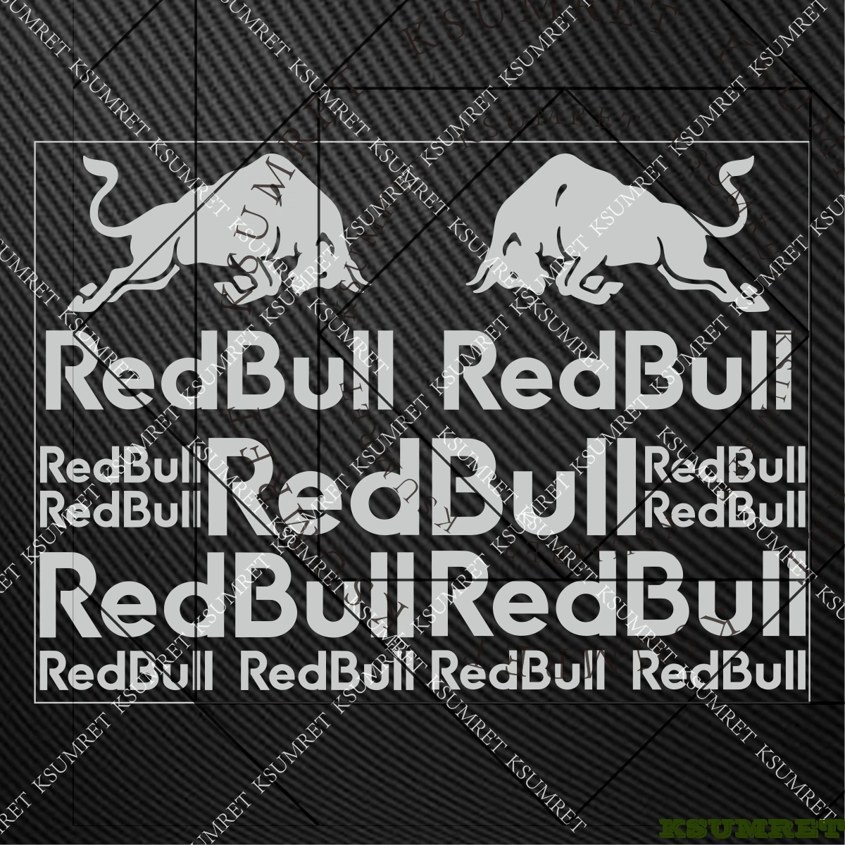 Рождественский красный бык наклейка на мотоциклетный бак шлем наклейки