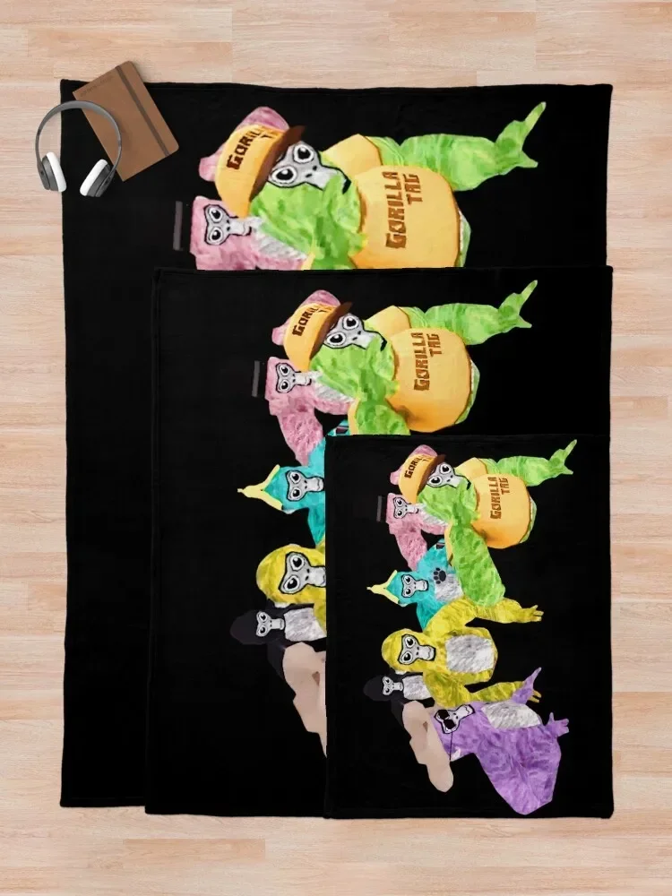 Me and my Friends Forever! - Gorilla Tag Here Banana Throw Blanket Shaggy manga Thermals For Travel bed plaid Blankets