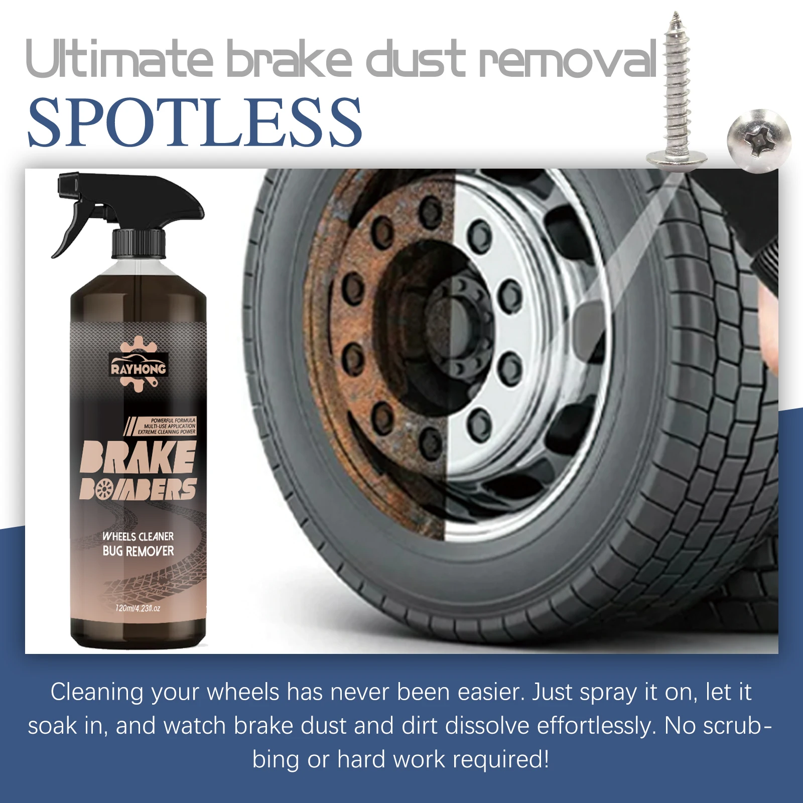 น้ำยาทำความสะอาดล้อและยางรถยนต - Wheel Cleaner Alloy บทวิจารณ์และราคา
