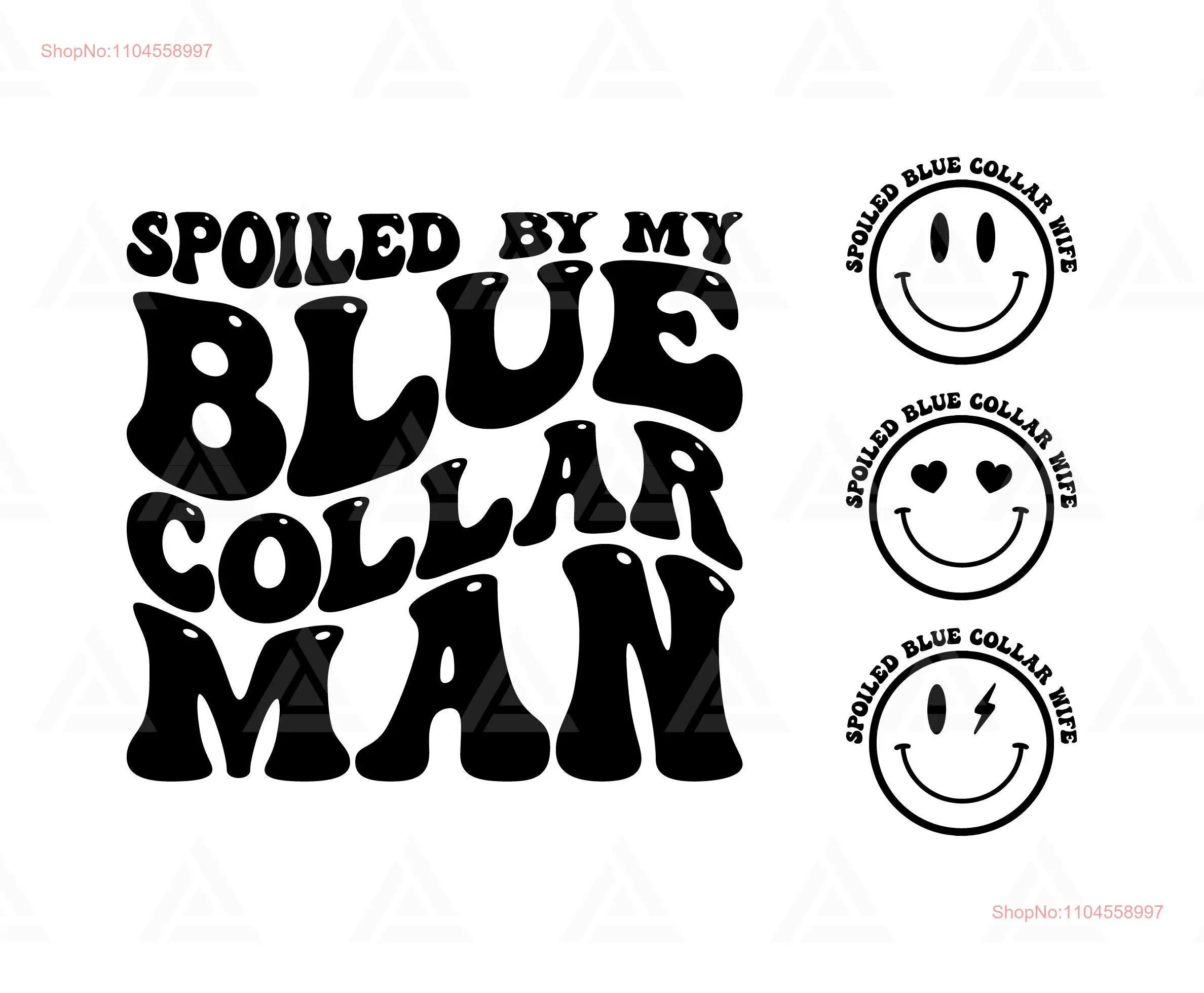 Derriado por mi cuello azul hombre Svg Png Wifey camiseta esposa diseño Clipart corte archivo Cricut Pdf Vector mangas largas o cortas