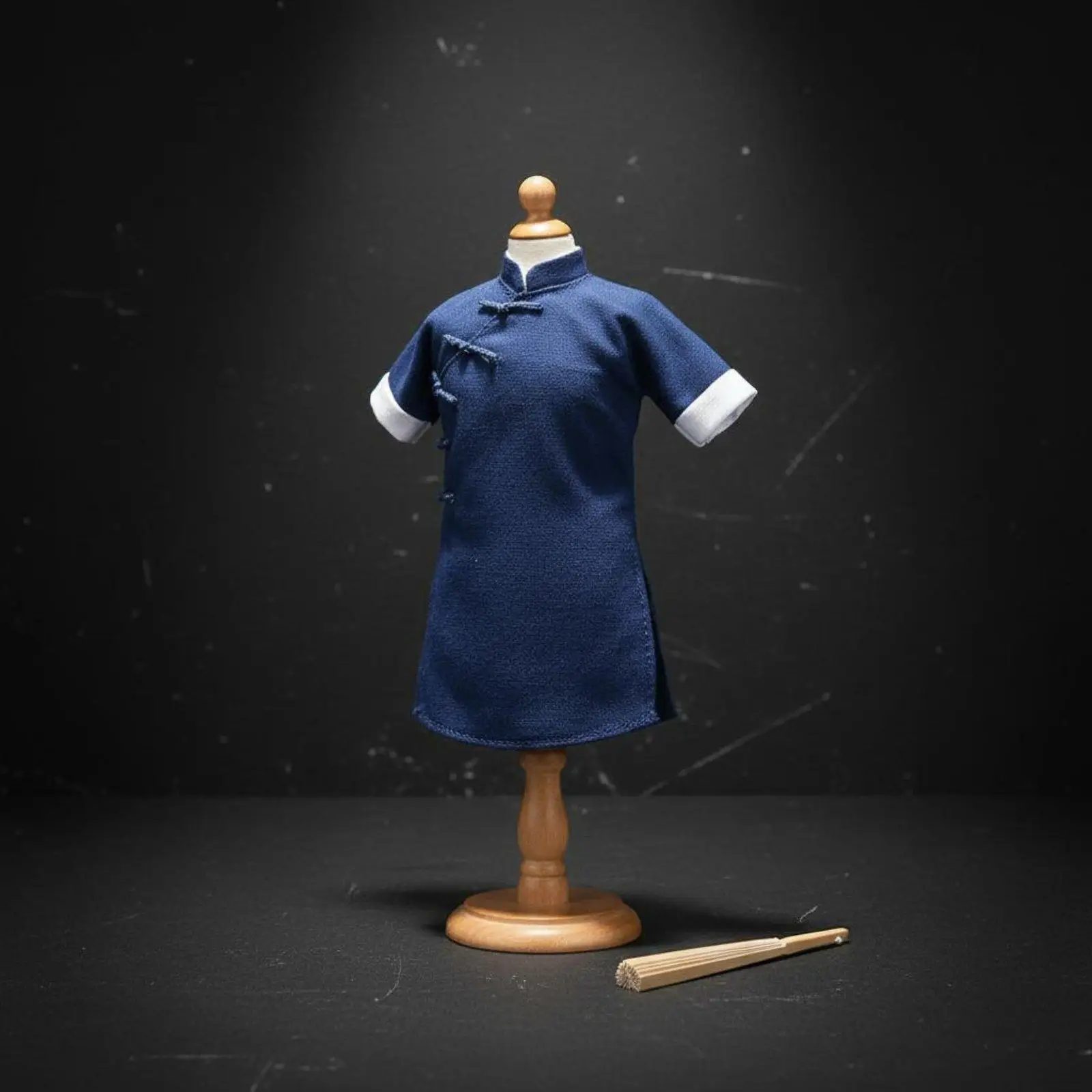 Miniature Doll Traditional Robe for OB11 Body Vintage Long Gown Chinese Style Cloth Outfit 1/12 Scale New Year Celebration Wear