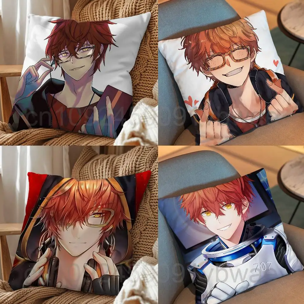 Genius Hacker 707 Mystic Messenger room decor para regalar pillow cover living room sofa cushion cover bedroom