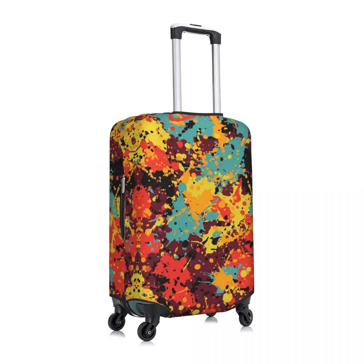 Custom 344710Colorful Camouflage Abstract Street Graffiti Luggage Cover Cute Suitcase Protector Covers Suit For 18-32 inch