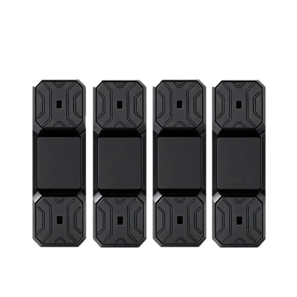 4pcs Silicone Magnetic Car Door Shock Absorber Shock Absorbing Sound Deadening Door Lock Buffer Pad Anti-Vibration Universal