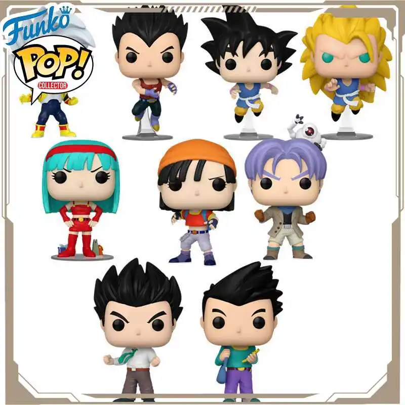 Funko POP Original Dragon Ball GT Goku con Kamehameha Vegeta Gohan figuras de acción de juguete para niños niñas regalo coleccionable