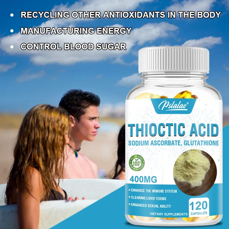 

Lipoic Acid Capsules - for Brain and Heart Health, Cognitive Function Support, Supplements for Health