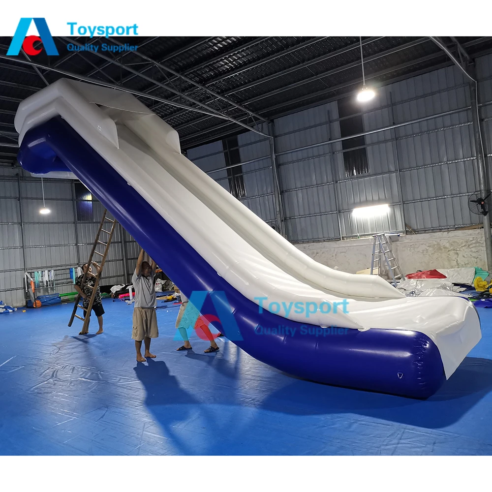 

Largest Customized Inflatable Water Yacht Slide Floating Inflatable Dock Slide For Boat