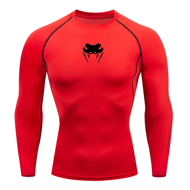 Heren Compressie Sport T-Shirt Korte Mouw Panty Met Lange Mouwen, Sneldrogende, Ademende Boksjujitsu Camping Mma Rashguard