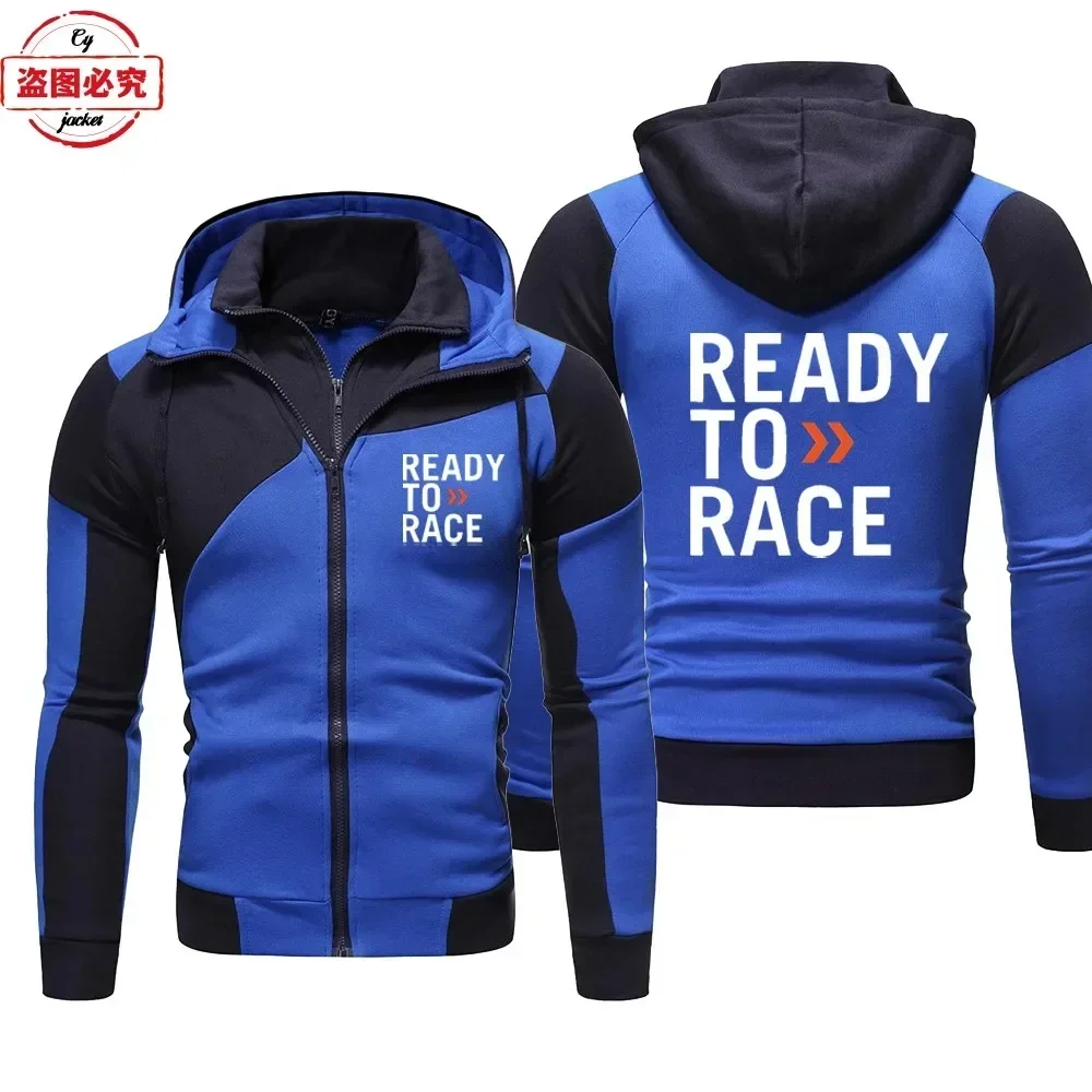 

Мужская куртка-худи для мотокросса с логотипом Ready To Race, для эндуро и гонок, командный велокостюм, гоночный костюм
