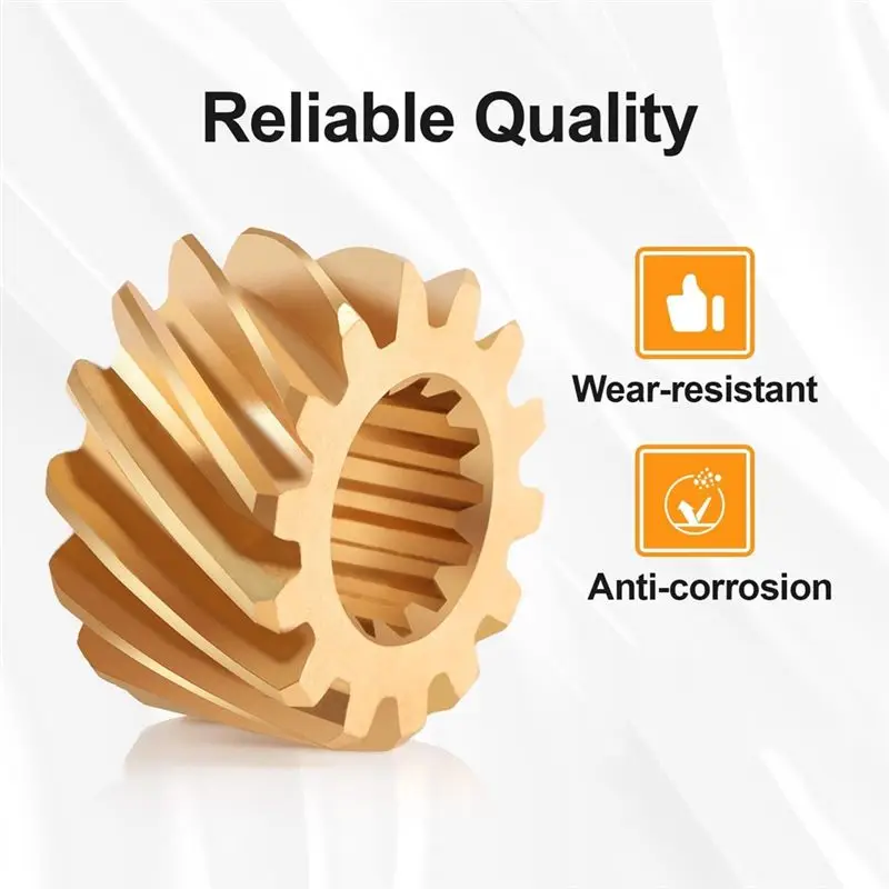 A99F-For Seadoo 580 587 650 657 717 720 787 800 Compatible Brass Rotary Valve Gear Sprocker Sprocket 420935736 290935735 4209357