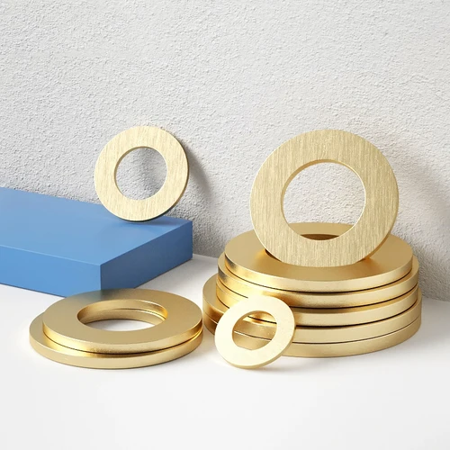 Juntas y arandelas de latón, arandelas planas de metal engrosadas y agrandadas, espaciadores.M2 M3 M4 M5 M6 M8 M10 M12 M14 M16