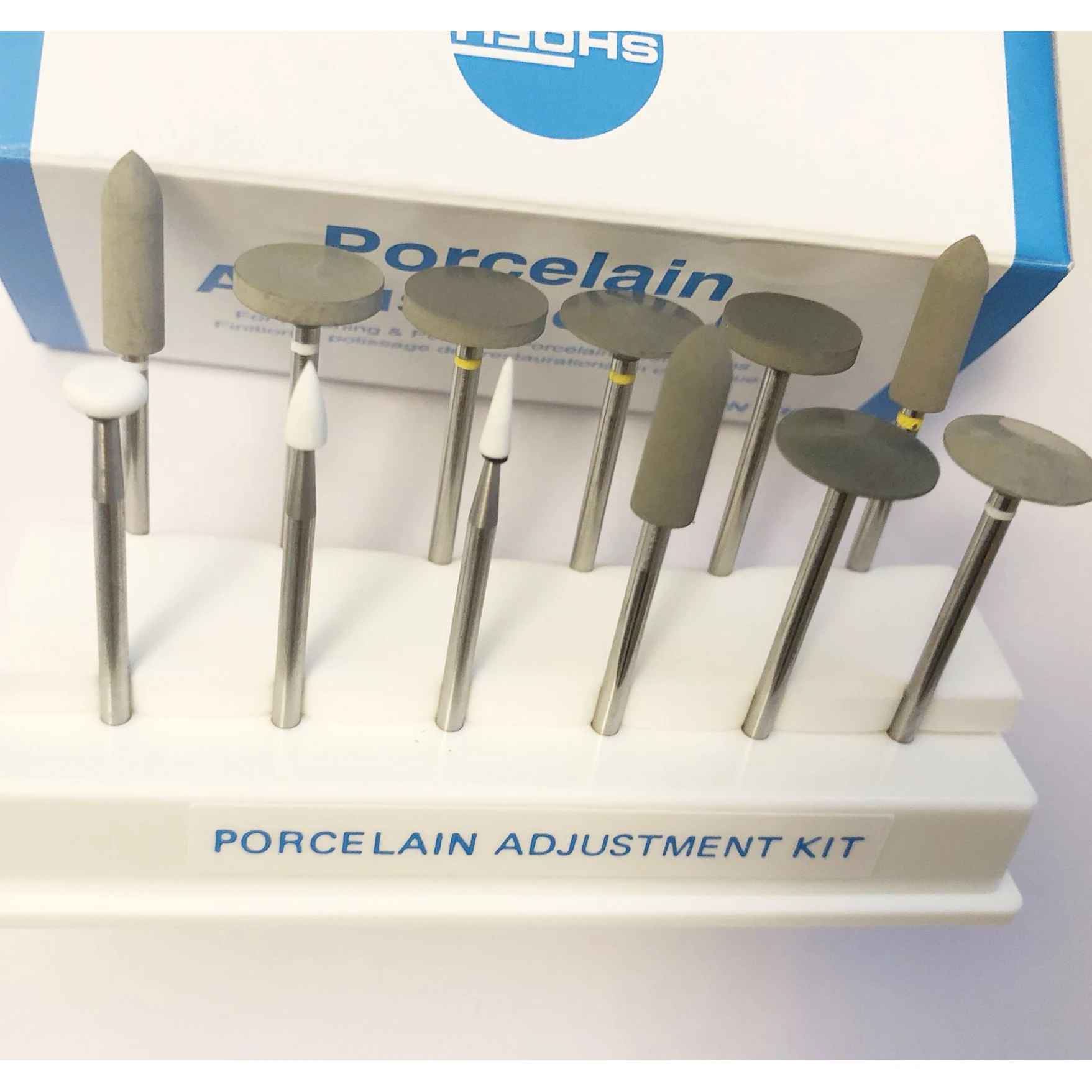 SHOFU Porcelain Adjustment Kit PN0301 For Finishing  Polishing Porcelain Restorations SHOFU Porcelain Morphological Modification