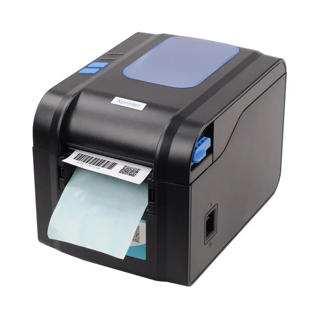 Xprinter 370B USB  direct thermal desktop printer barcode label printer  in supermarket warehouse coffee store For Windows/Linux