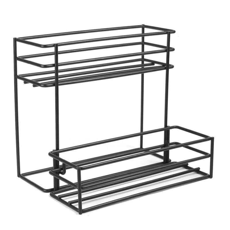 HOT-Coffee Syrup Rack (6 Bottle Capacity), Organizer For Coffee