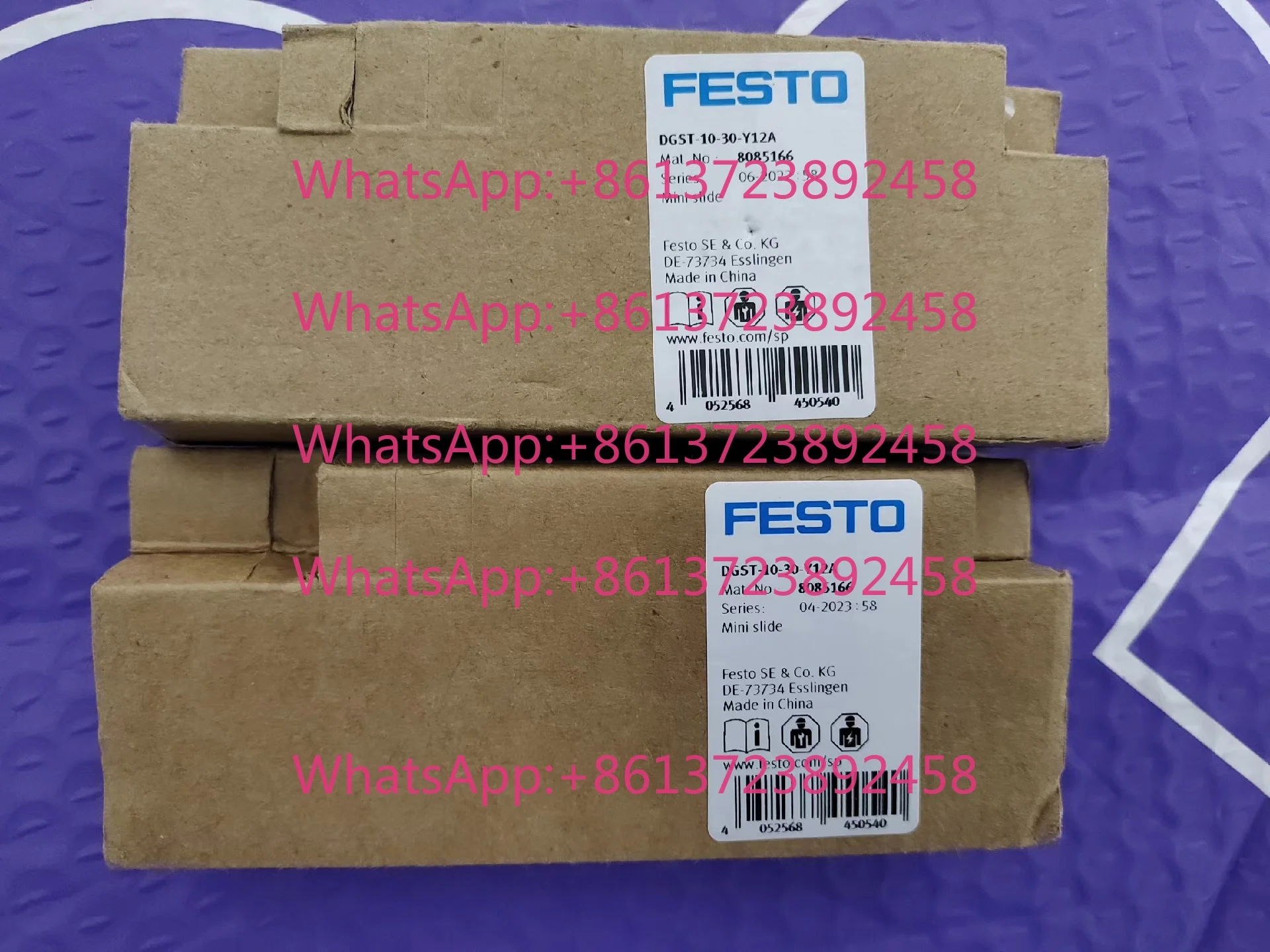 FESTO DGST-10-30-Y12A 8085166 Pneumatic Slide Table
