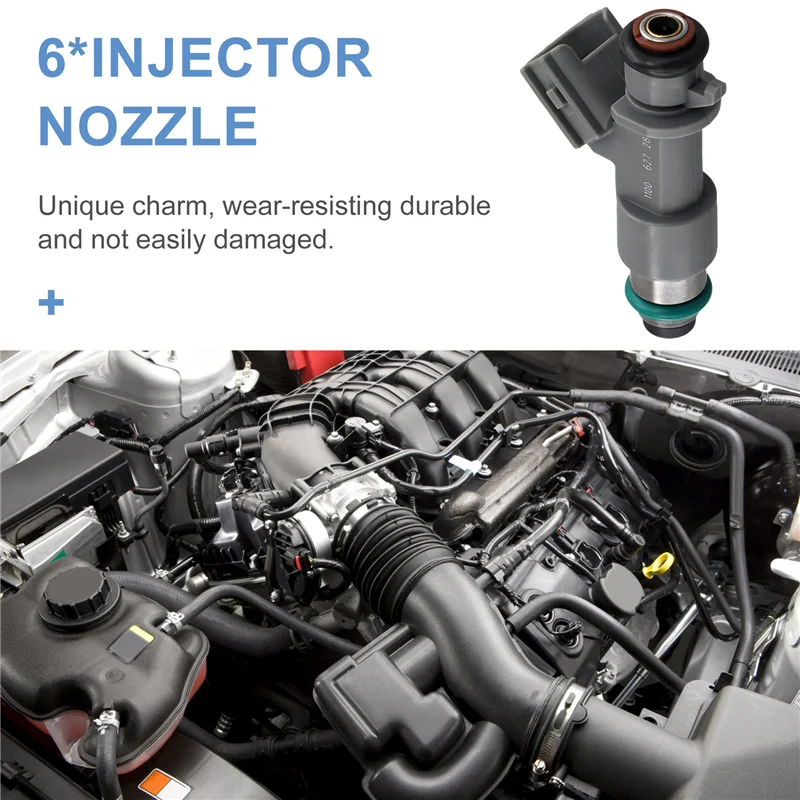 

A82M-6PCS 16450-R70-A01 Новая топливная форсунка для HONDA ACCORD CROSSTOUR MDX 3.0L 3.5L 3.7L V6