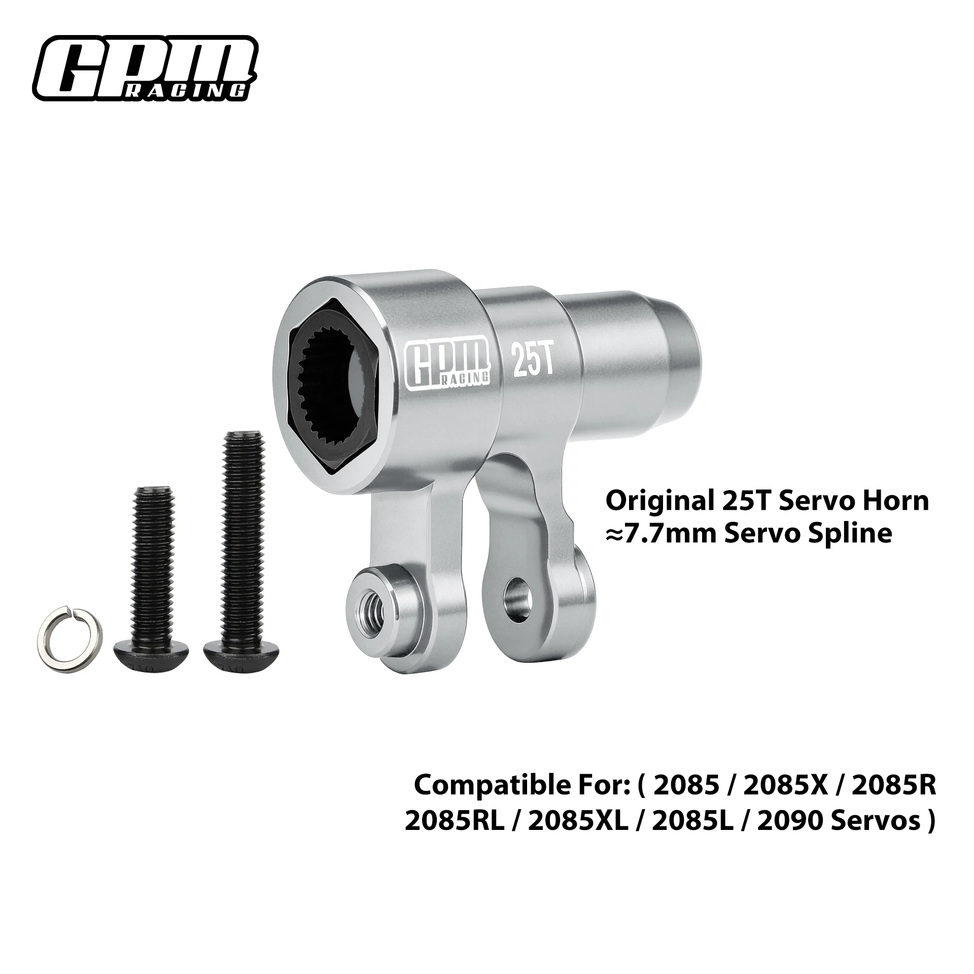 GPM Aluminum Original 25T Steering Servo Horn For TRAXXAS XRT X-MAXX 6S 8S