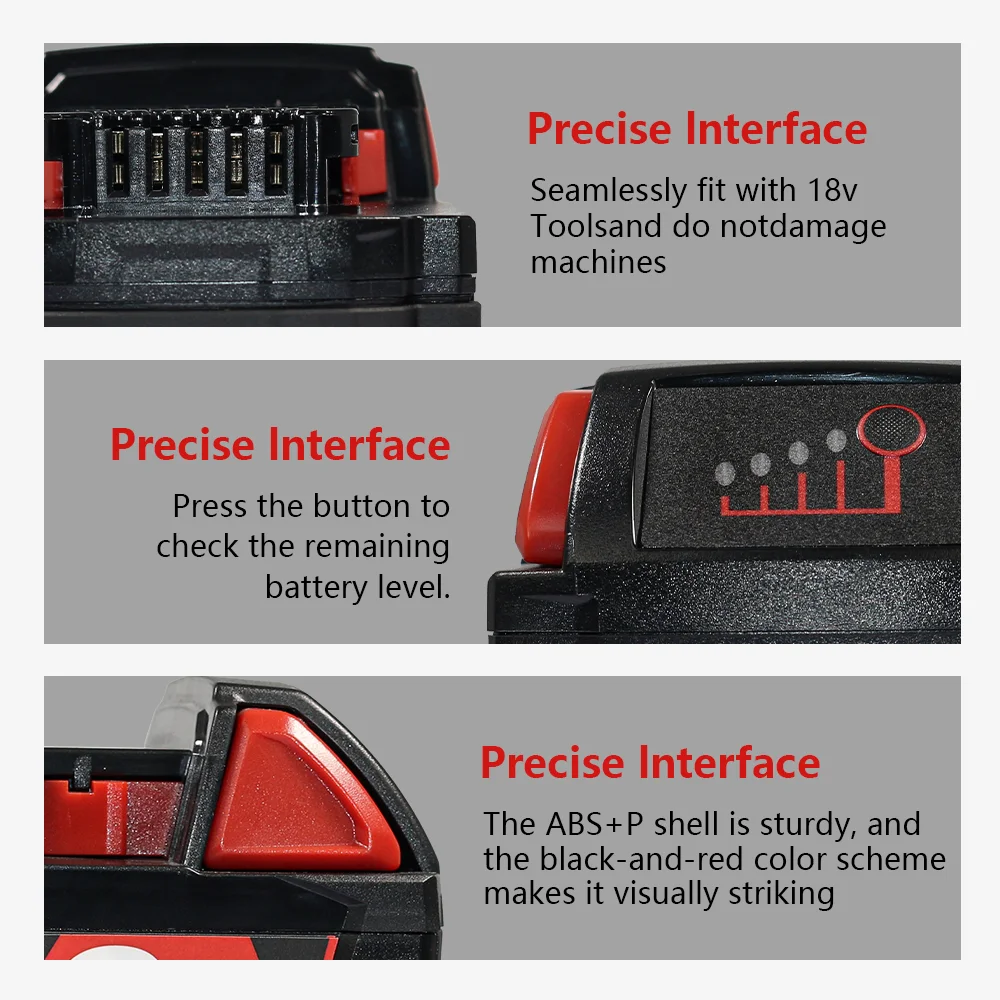 AERDU capacity 6Ah 18V Power Tool Batteries FOR Milwaukee 18V M18 Brand new 30Q Li-ion Battery 18V M18B6 18V XC Actual 48-11-181 - view 5