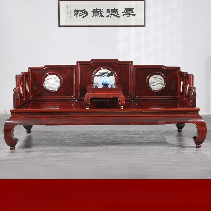 customized Zen couch sofa bed Chinese Ming and Qing classical solid wood Arhat bed