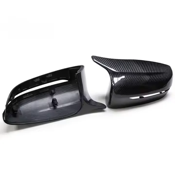 High Sales Car Exterior Parts For BMW G30 G38 G20 G21 G11 New 3/4/5/7/8 Series Dry Carbon Fiber Horn Rearview Mirror Cover RHD