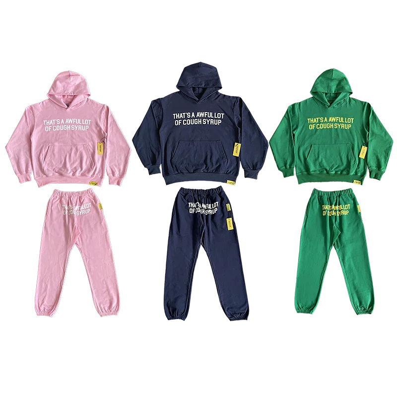 

Hooded Sweatirt Pants Set Long Sve Casual Sportswear for Young Men Autumn Collection Comfortable Breathable Streetwear