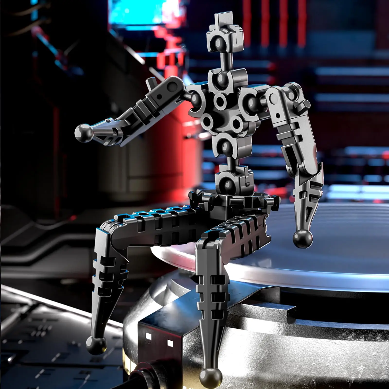 T13 Action Figure, Assembly Completed Shield Warrior Titan 13 Action Figures, Multi-Jointed Movable Action Figure, Lucky 13 Robo