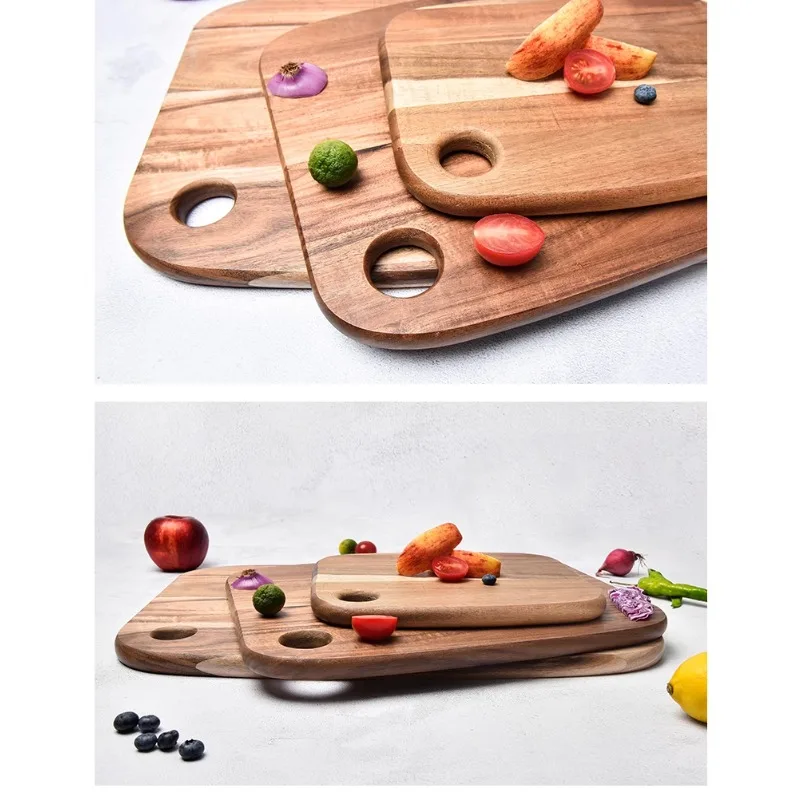 Oval Cutting Board, Practical Kitchen Cutting Board with Multiple Specifications That Can Be Hung on The Wall