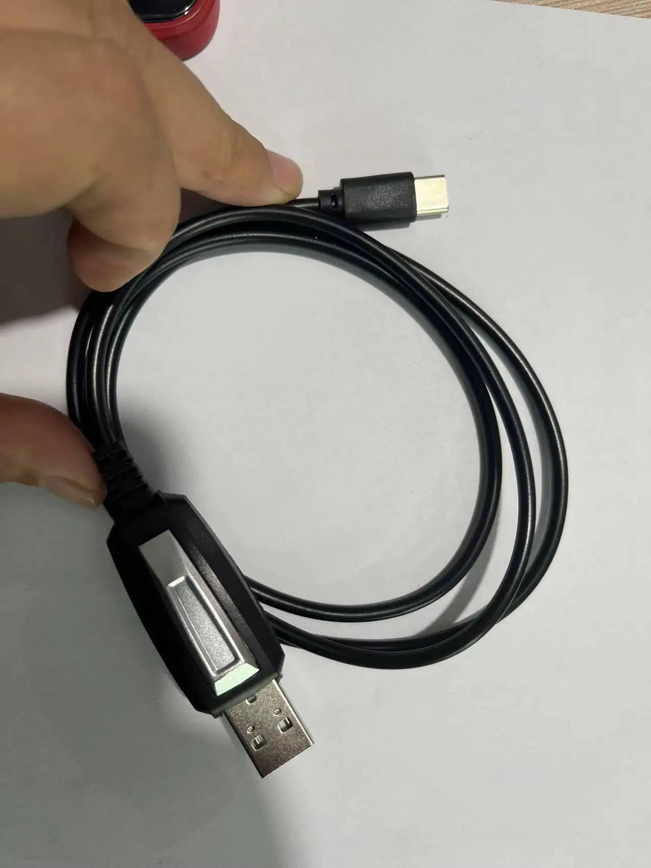 Type C or Type K 340 Driver Needle-type Single-hole Programming Cable for Walkie Talkie