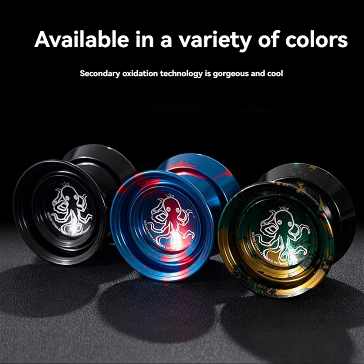 AA74 يويو معدني احترافي مع 10 محمل كروي يويو غير مستجيبة للأطفال والكبار والمبتدئين C