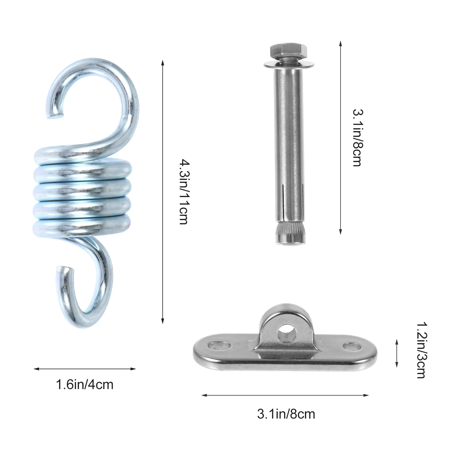 1 مجموعة الثقيلة أرجوحة هوك مرفق براعة ممتازة مجموعة واسعة من التطبيقات السقف السنانير شماعات السقف #3