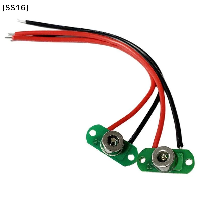 〔SS16〕1/2PCS 3A DC Magnetic Pogopin Connector 7mm 10mm Male Female Spring Loaded DC Power Socket With Hole