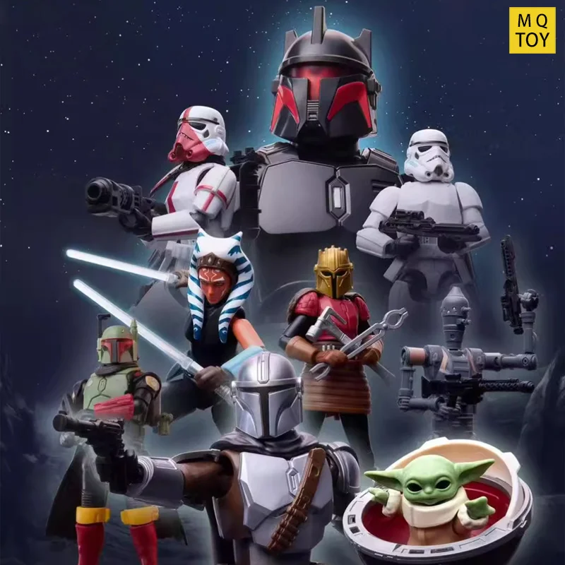 Hottoys Star Wars Bounty Hunters Building Galaxy Series Vol.1 Blind Box 10 caratteri Kit modello con licenza ufficiale Giocattolo di Halloween