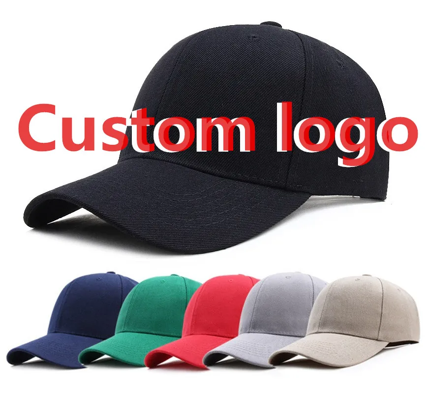 

Adult casual acrylic baseball cap Custom trucker cap with logo adjustable dad hat for men Women leisure caps Travel gorros