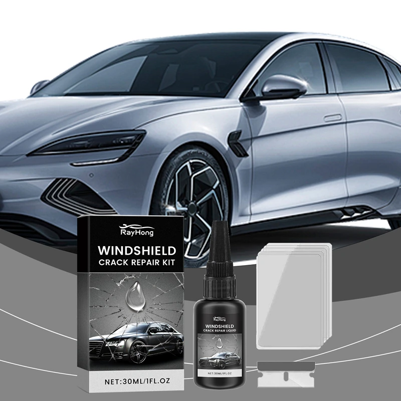 

Magic DIY Glass Cure Kit – Car Glass Quick Repair Kit 30ml Nano Fluid Windscreen Scratch Crack Restore Filler