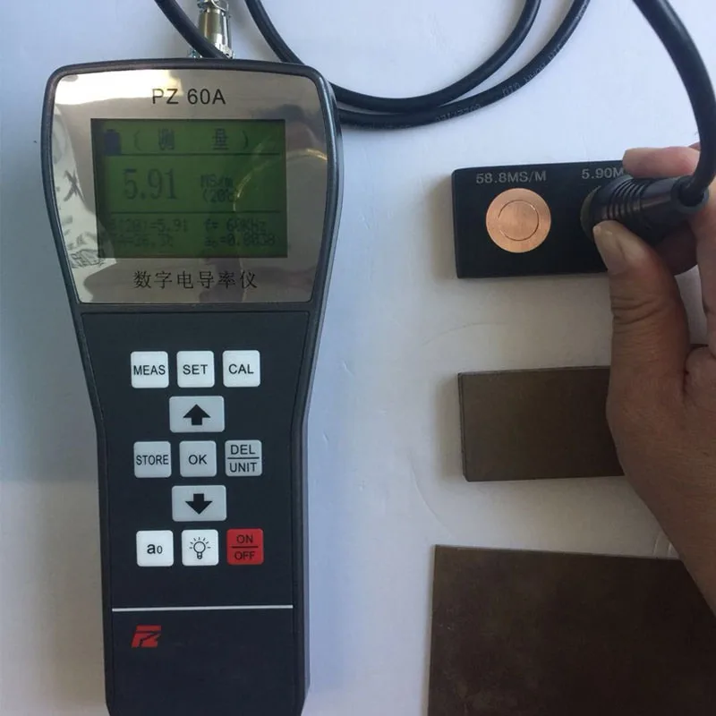 PZ-60A Eddy Current Conductivity for Tester Metal Por-table Digital Conductivity