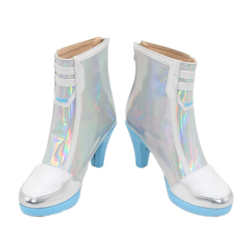 Spel Cosplay Schoenen Ashe Overwatch 2-laarzen Halloween Party Kostuum Accessoires Op maat gemaakt