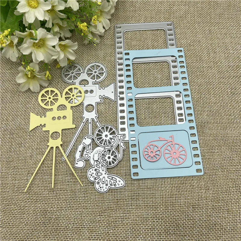 Film And The Projector Metal cutting dies  mold Round hole label tag Scrapbook paper craft knife mould blade punch stencils dies