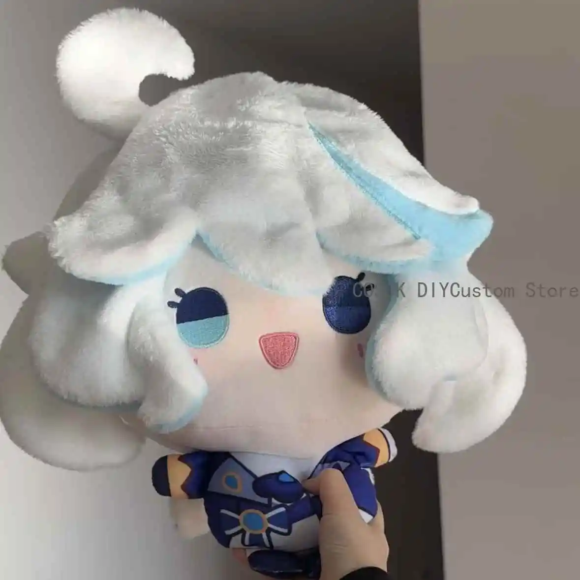 35cm Game Furina de Fontaine Genshin Impact Anime Big Head Figure Maumet Puppet Idol Plushies Pillows Pillow Cosplay Xmas Gift - view 4