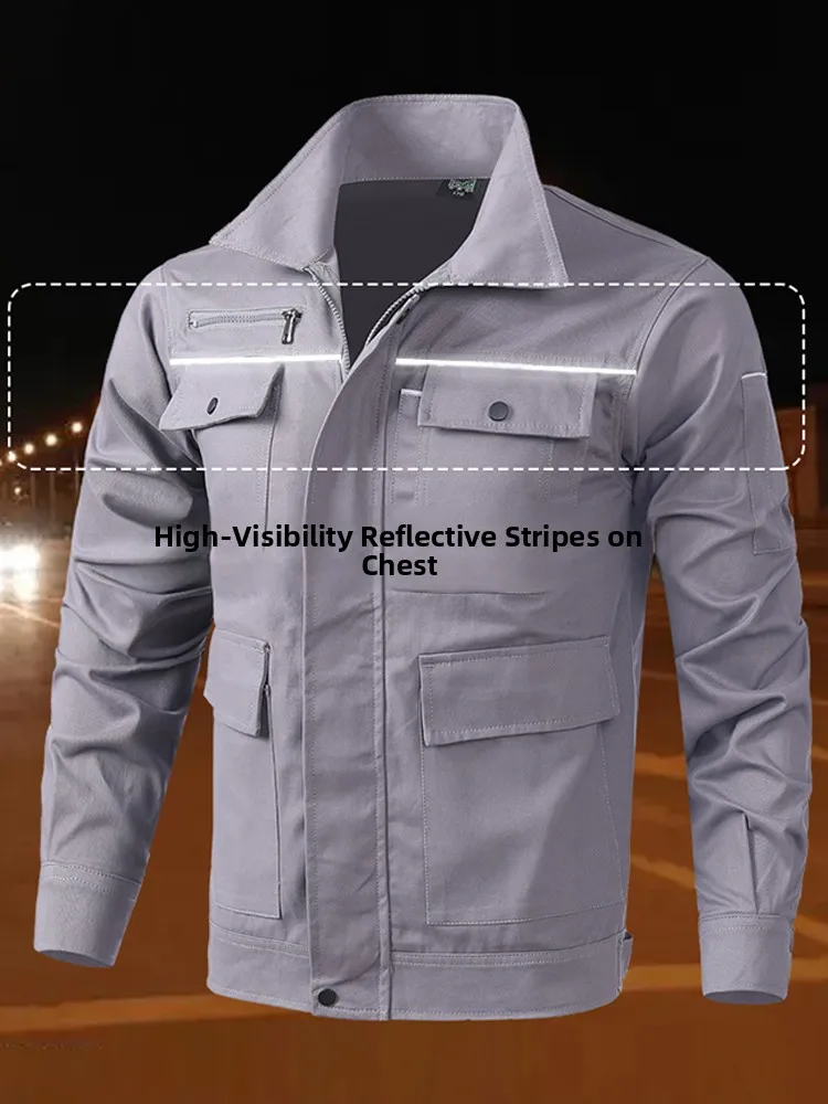 pure-cotton-work-orm-set-men's-long-sve-autumn-winter-dirt-resistant-wear-resistant-w-labor-protection-suit-offic