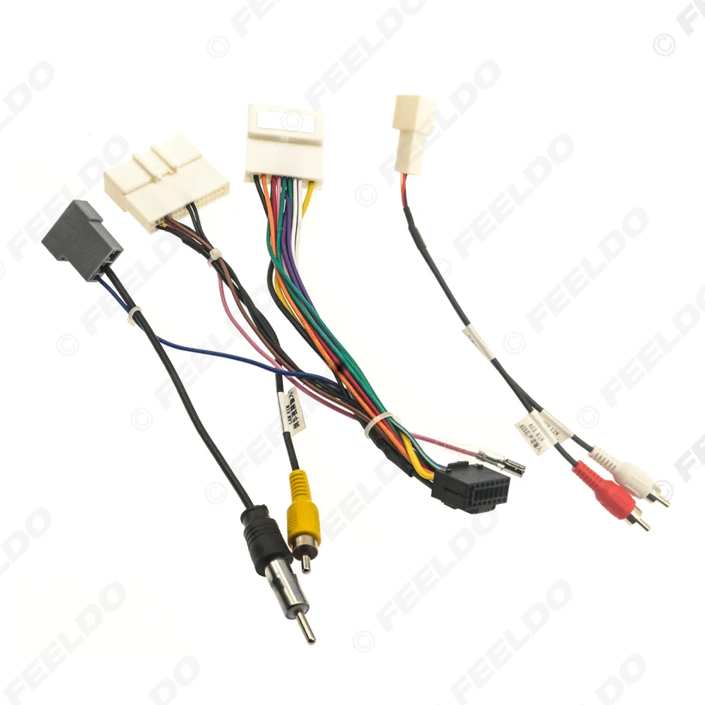 Car Audio 16pin Wiring Harness Wire cable For Nissan Bluebird /Sylphy /Venucia Stereo