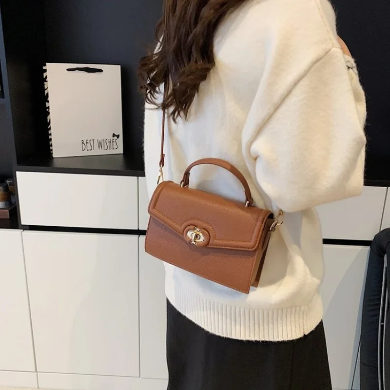 

Женская сумка через плечо премиум-класса, кожаная сумка через плечо известного дизайнера с классической элегантной строчкой