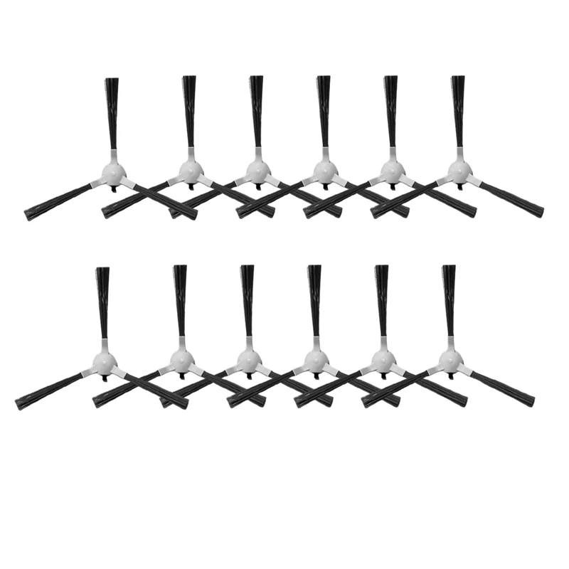 ABVI-12 peças de escovas laterais essenciais para ROPVACNIC S1/A1, Tipdiy G90, Betboyles V75S, VIPSUN Z1 Kit de manutenção a vácuo