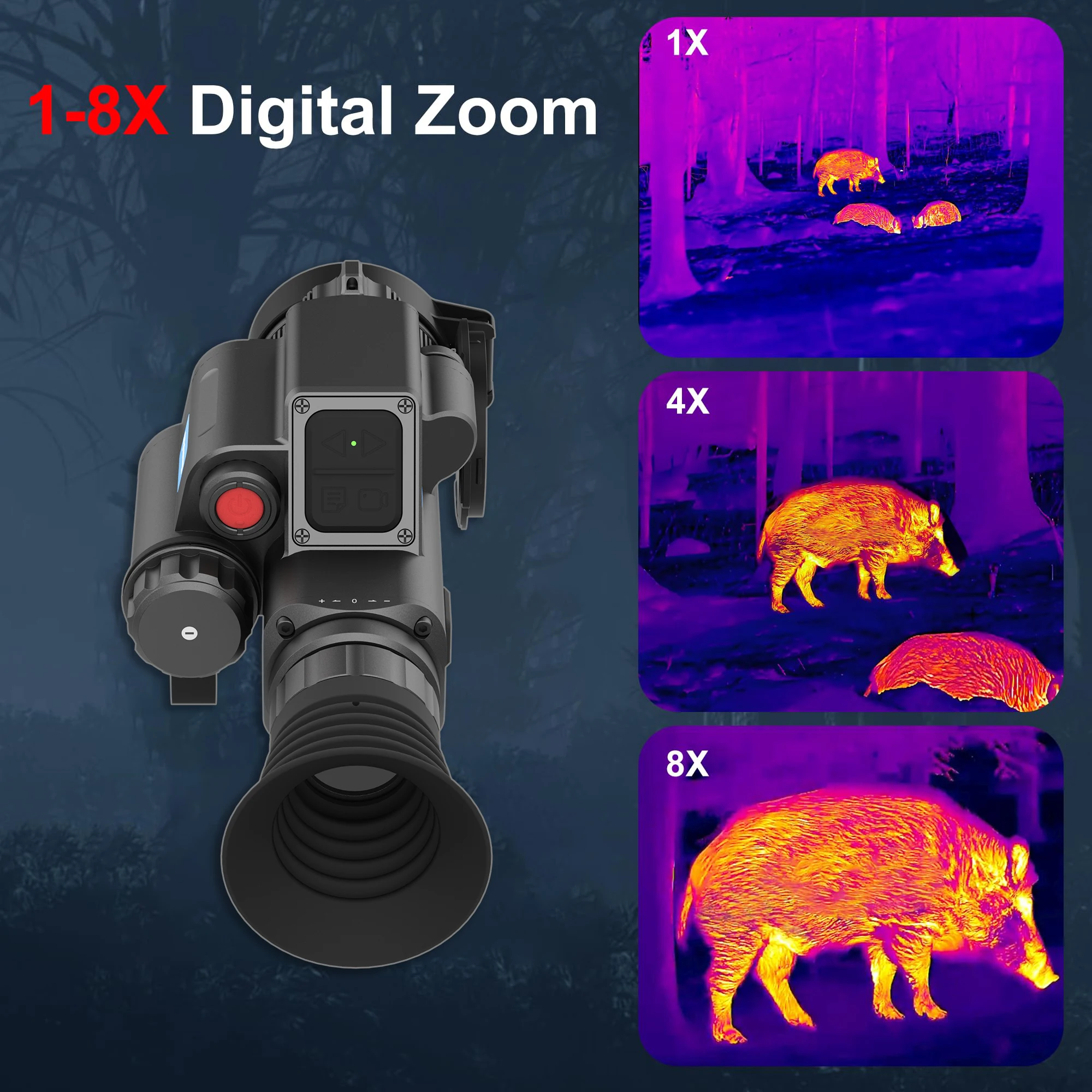 Sytong 640x512 Sensor Monocular Thermal 1000m Range Measurement FM06-50 LRF Thermal Imager Camera Suitable For Hunting