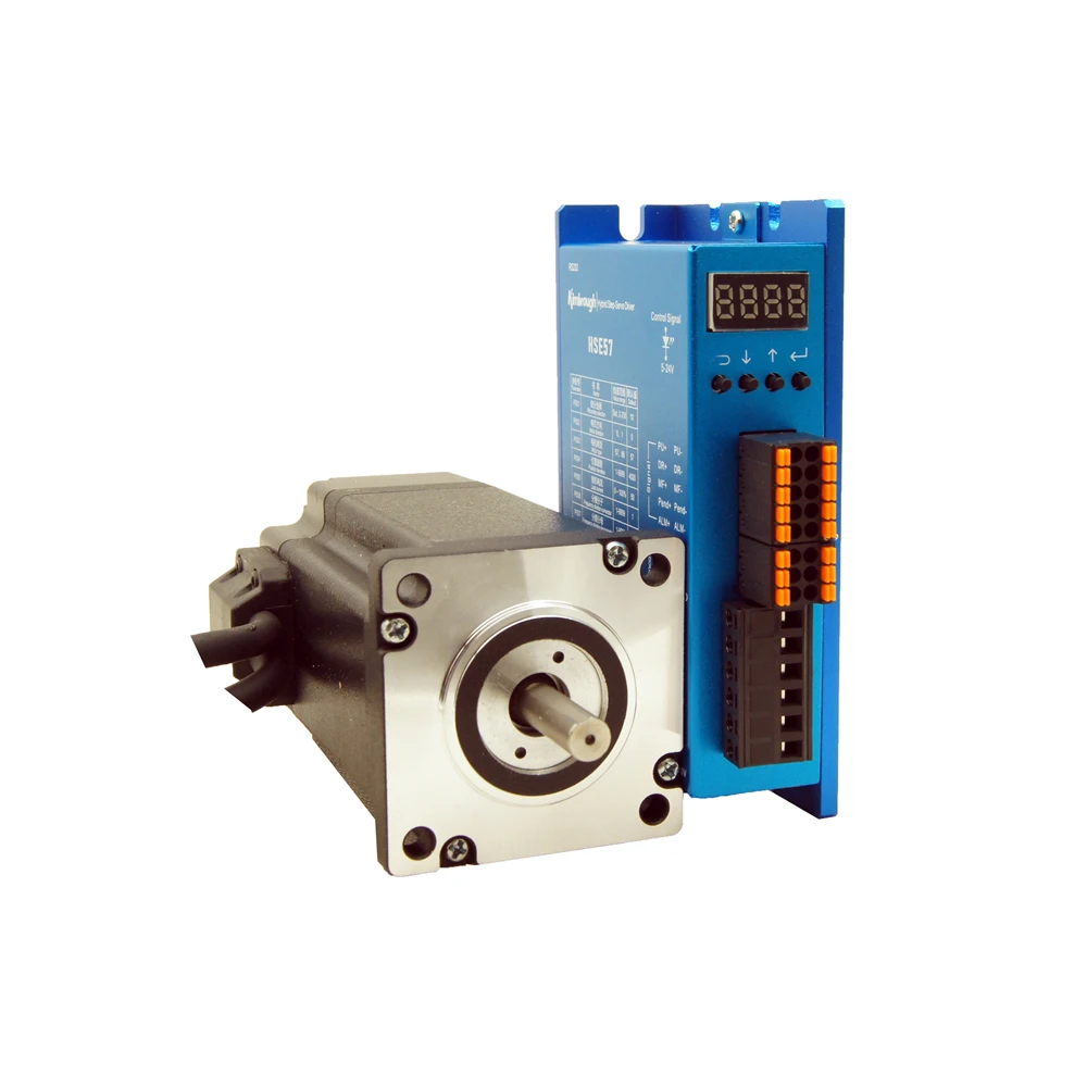 Nema24 3Nm Closed loop Stepper Motor 8.0mm Shaft Diameter 60HSE84/60HSE84D CNC kit 2-phase Step-servo Driver HSE57